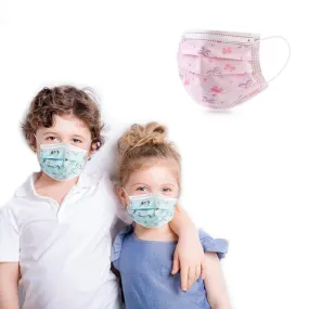 10-Pack: Kids Disposable Face Mask