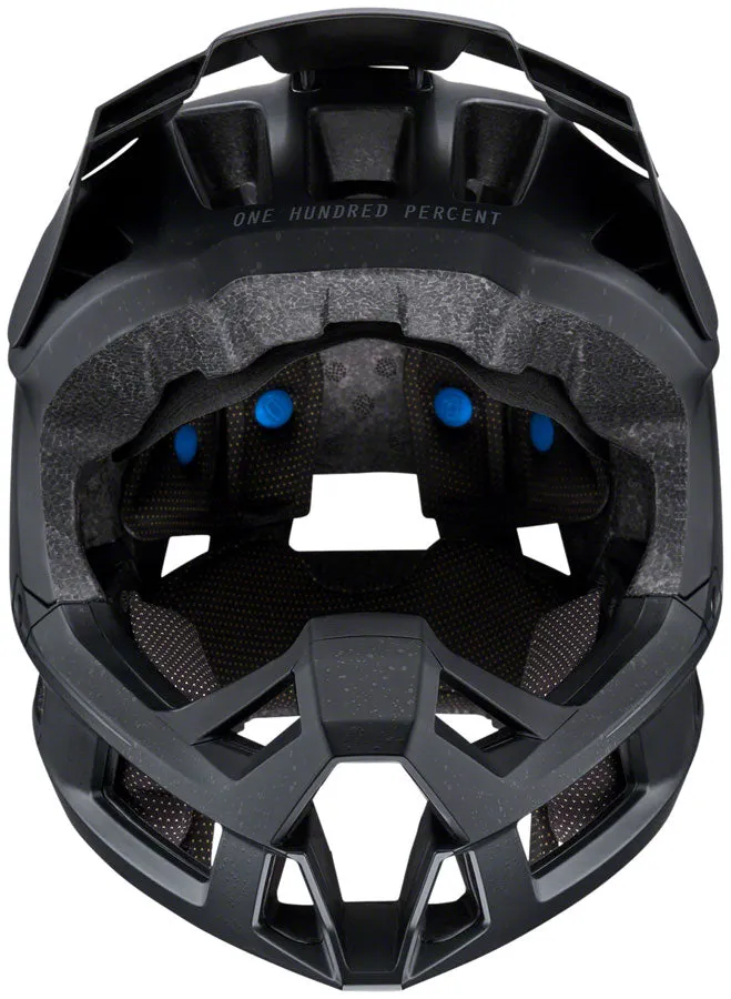 100% Trajecta Full Face Helmet with Fidlock - Black, X-Large