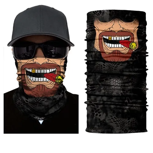 2020 Motor Scarf Halloween Headband Ski Face Shield Neck Warmer Headwear Cycling Sun Mask Balaclava facial mask Biker motobike