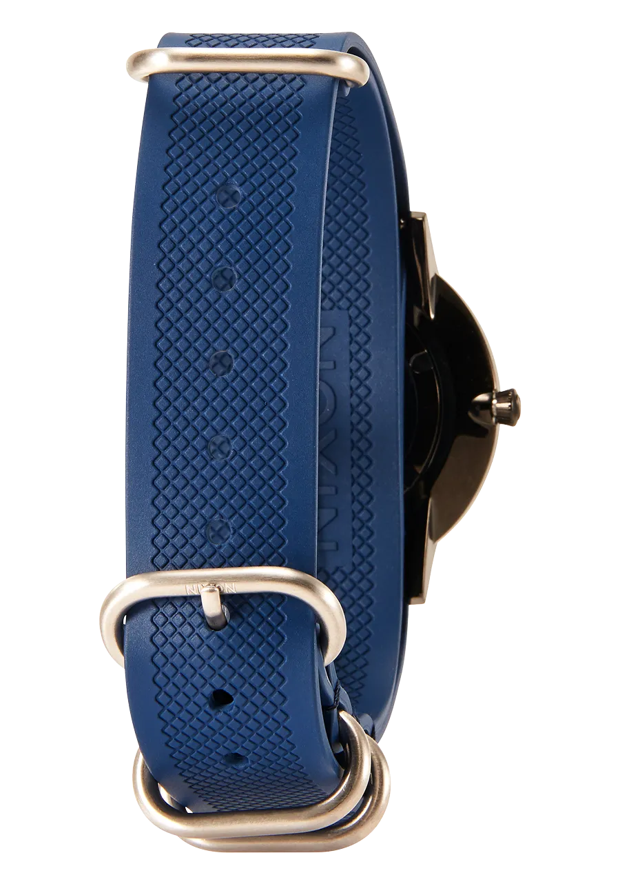 20mm FKM Rubber One Piece Band - Navy / Blue