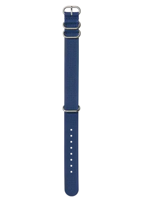 20mm FKM Rubber One Piece Band - Navy / Blue