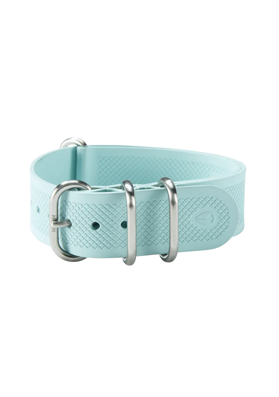 20mm FKM Rubber One Piece Band - Ocean Blue