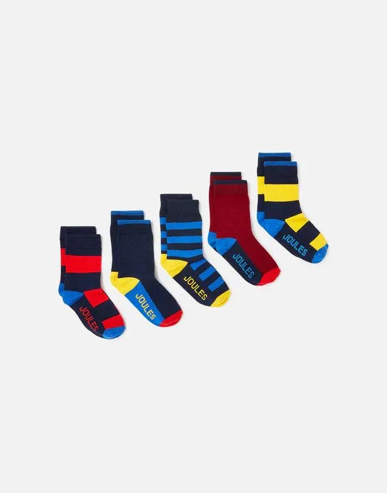 5-Pack Bamboo Socks | Joules