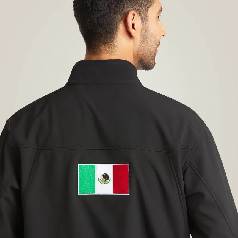 Ariat Men's Black New Team Softshell MEXICO Jacket