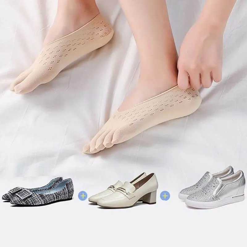 Breathable Invisible Five-finger Socks