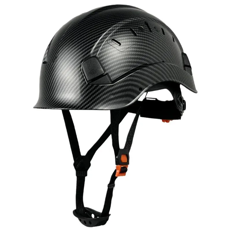 Carbon Fiber Pattern Safety Helmet For Engineer Construction CE EN397 Europe ABS Protective