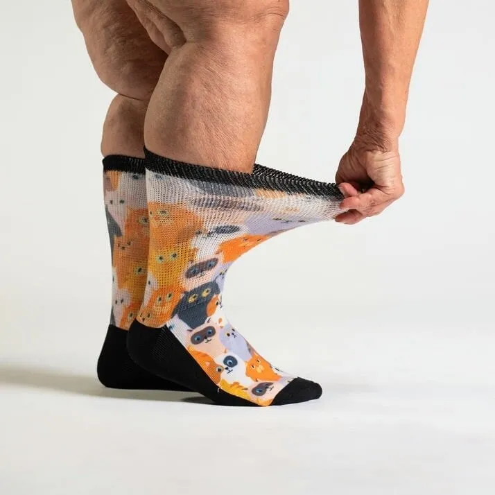 Cats EasyStretch™ Diabetic Socks