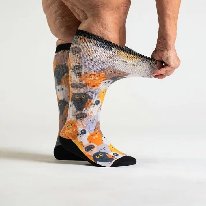 Cats EasyStretch™ Diabetic Socks