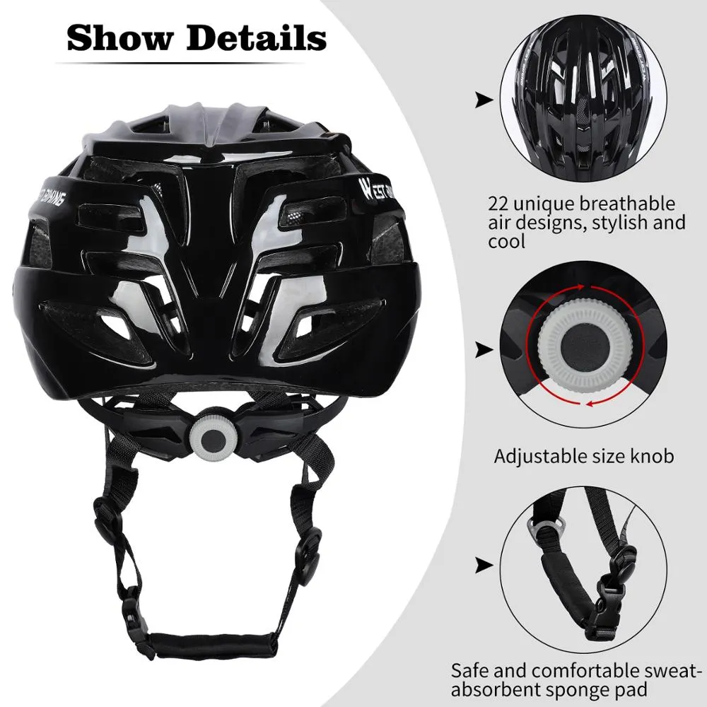 Cycling Helmet Ultralight Adjustable Safety Cap MTB Mountain Road Bicycle Electric Bike MTB Men Women Helmet