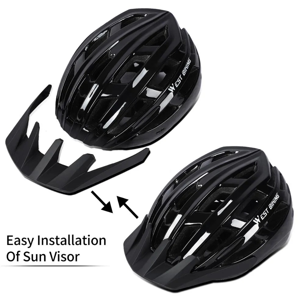 Cycling Helmet Ultralight Adjustable Safety Cap MTB Mountain Road Bicycle Electric Bike MTB Men Women Helmet