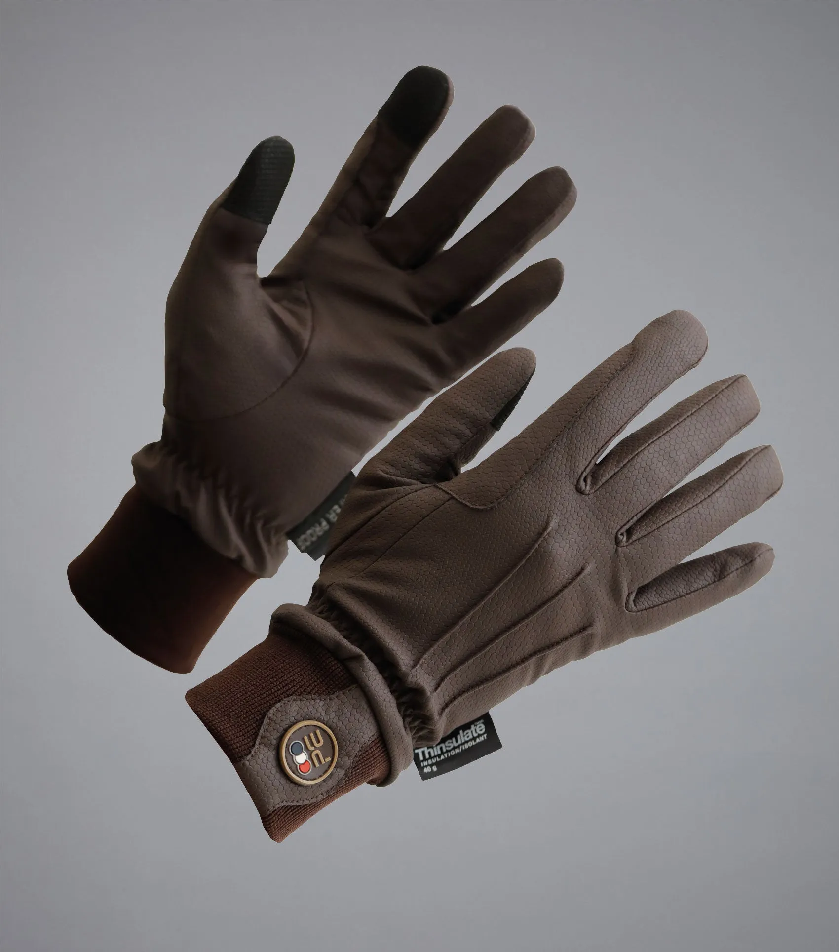 Dajour Waterproof Riding Gloves Brown