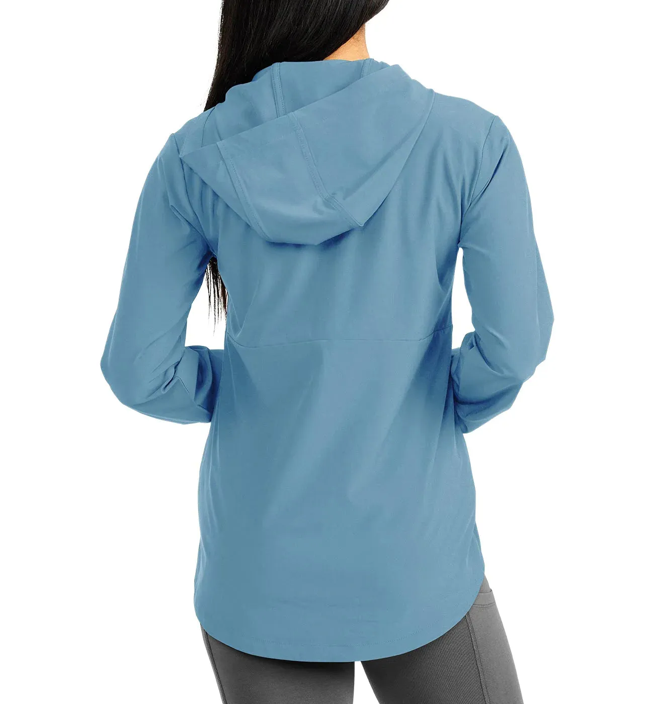 Free Fly Women's Breeze Jacket in Blue Fog