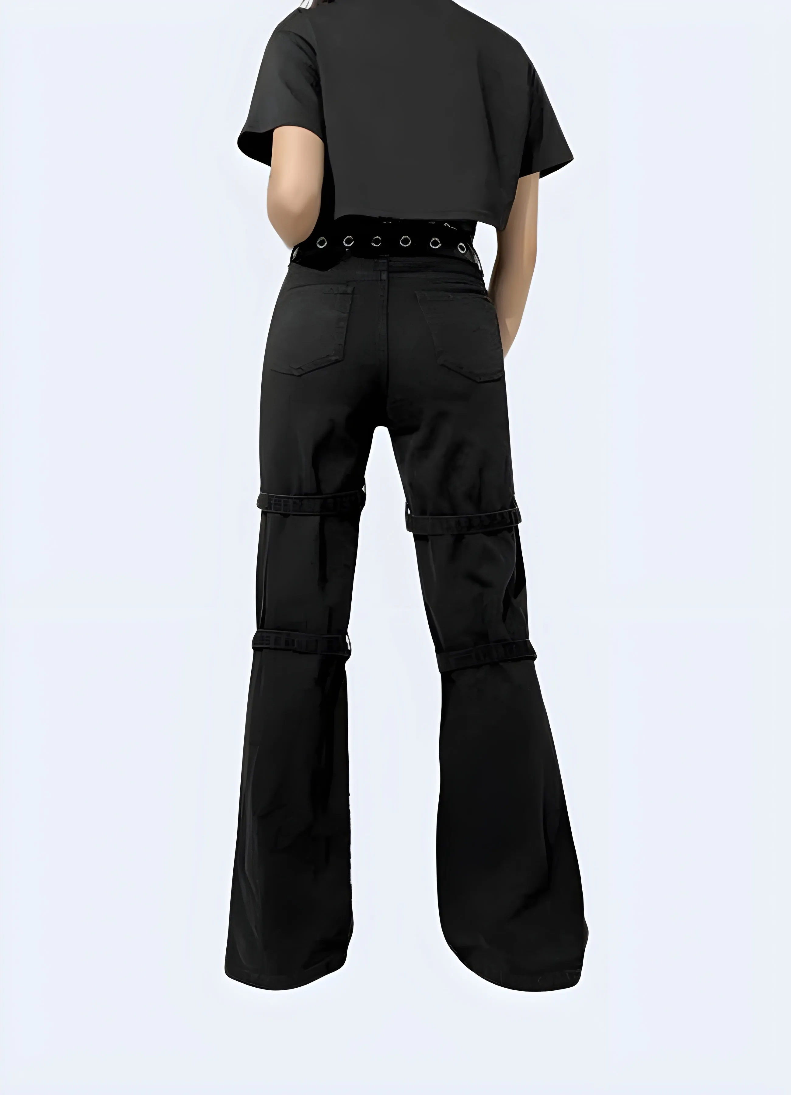 Goth Cargo Pants Womens