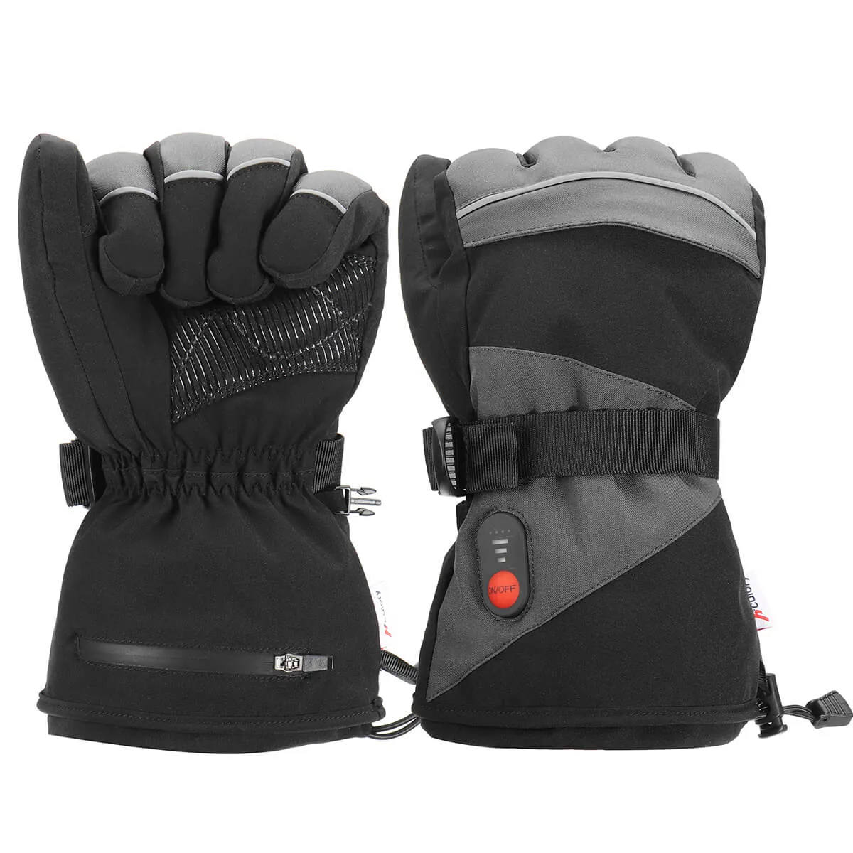 HG-01 Electric Heated Gloves, Waterproof Warm 1Pair Black