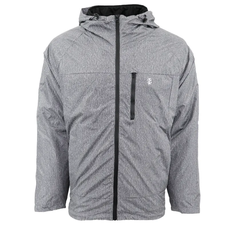 IZOD Men's Rip Stop Hooded 3 in 1 Systems Jacket