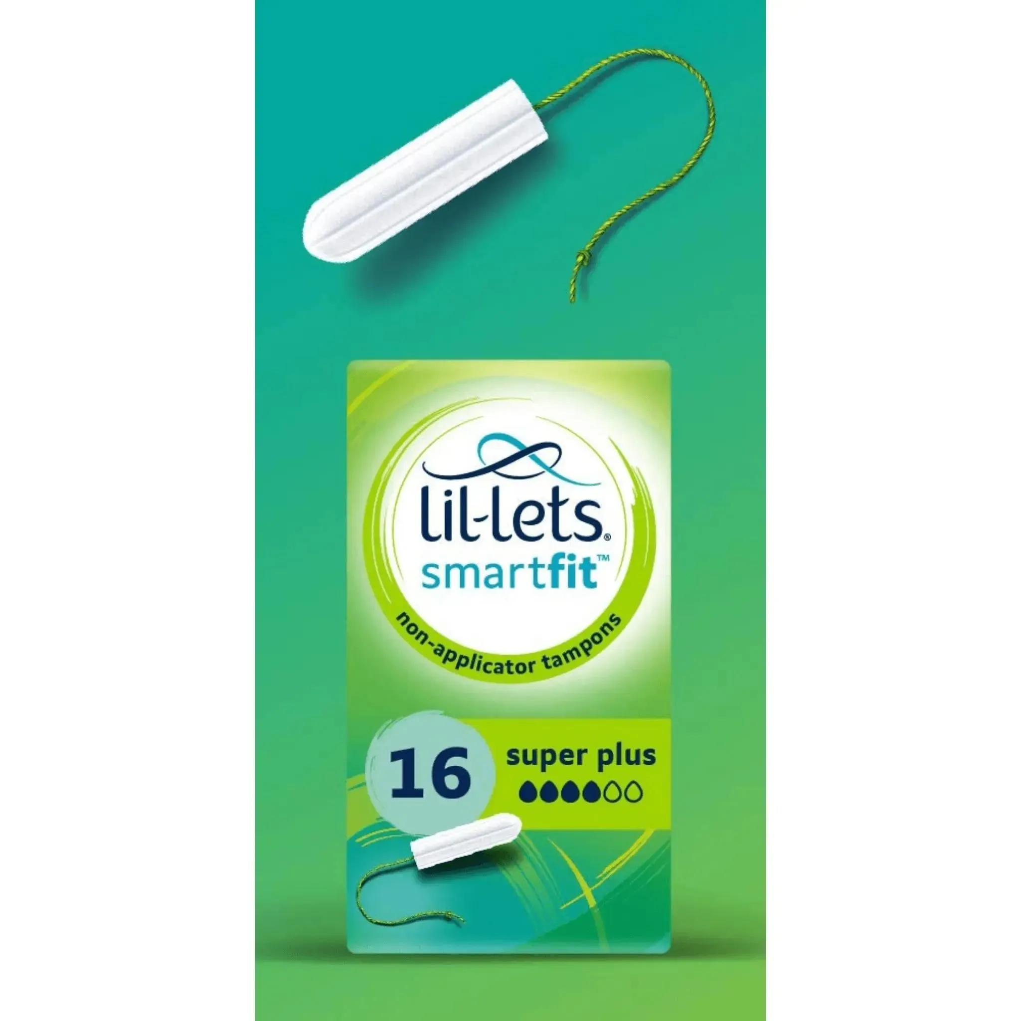 Lil-Lets Non-Applicator Super Plus Tampons X 16