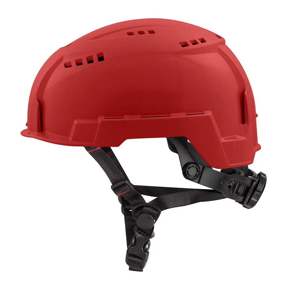 Milwaukee 48-73-1308 BOLT Red Safety Helmet (USA) - Type 2, Class C, Vented