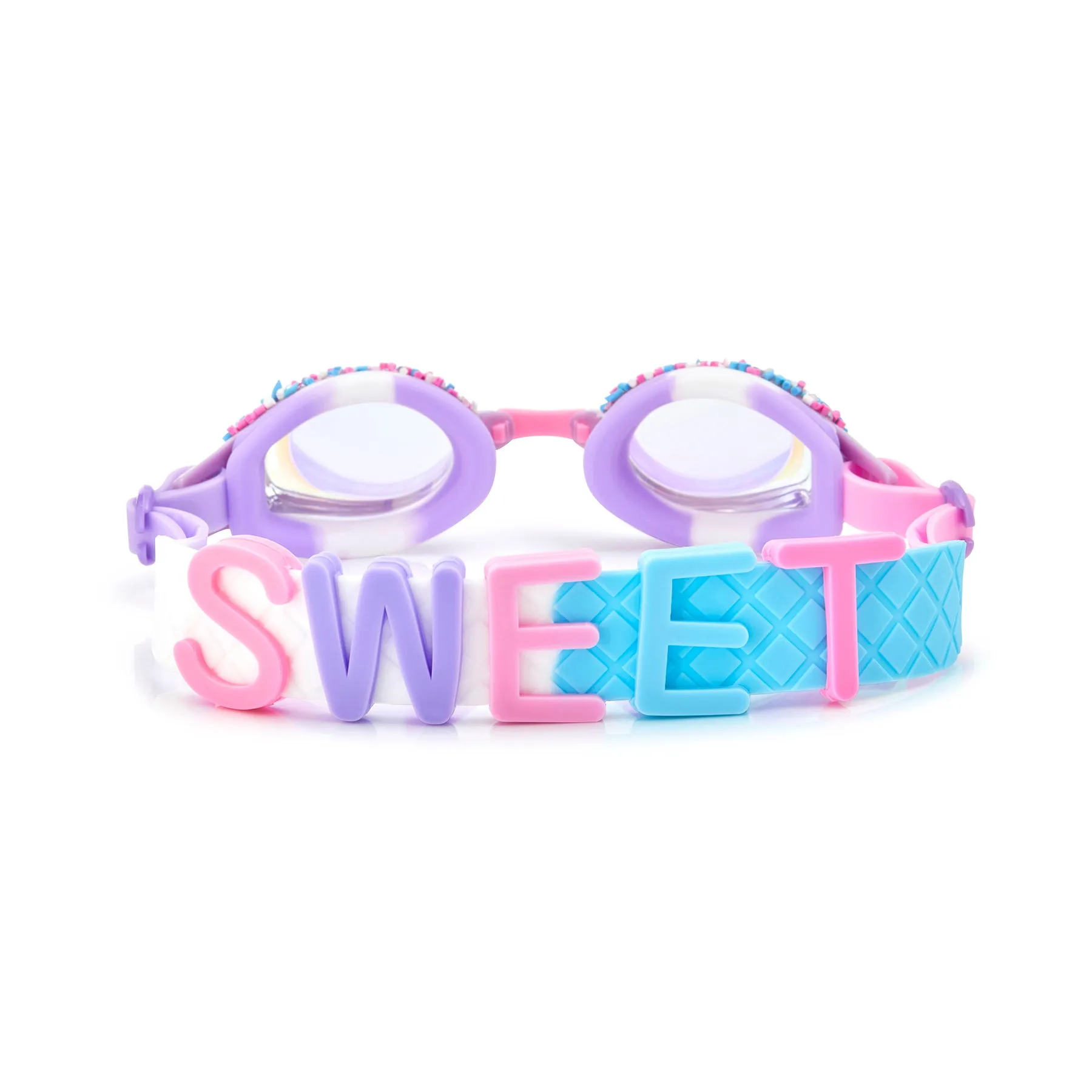 Non-Pareils Purple Funfetti Kids' Swim Goggles