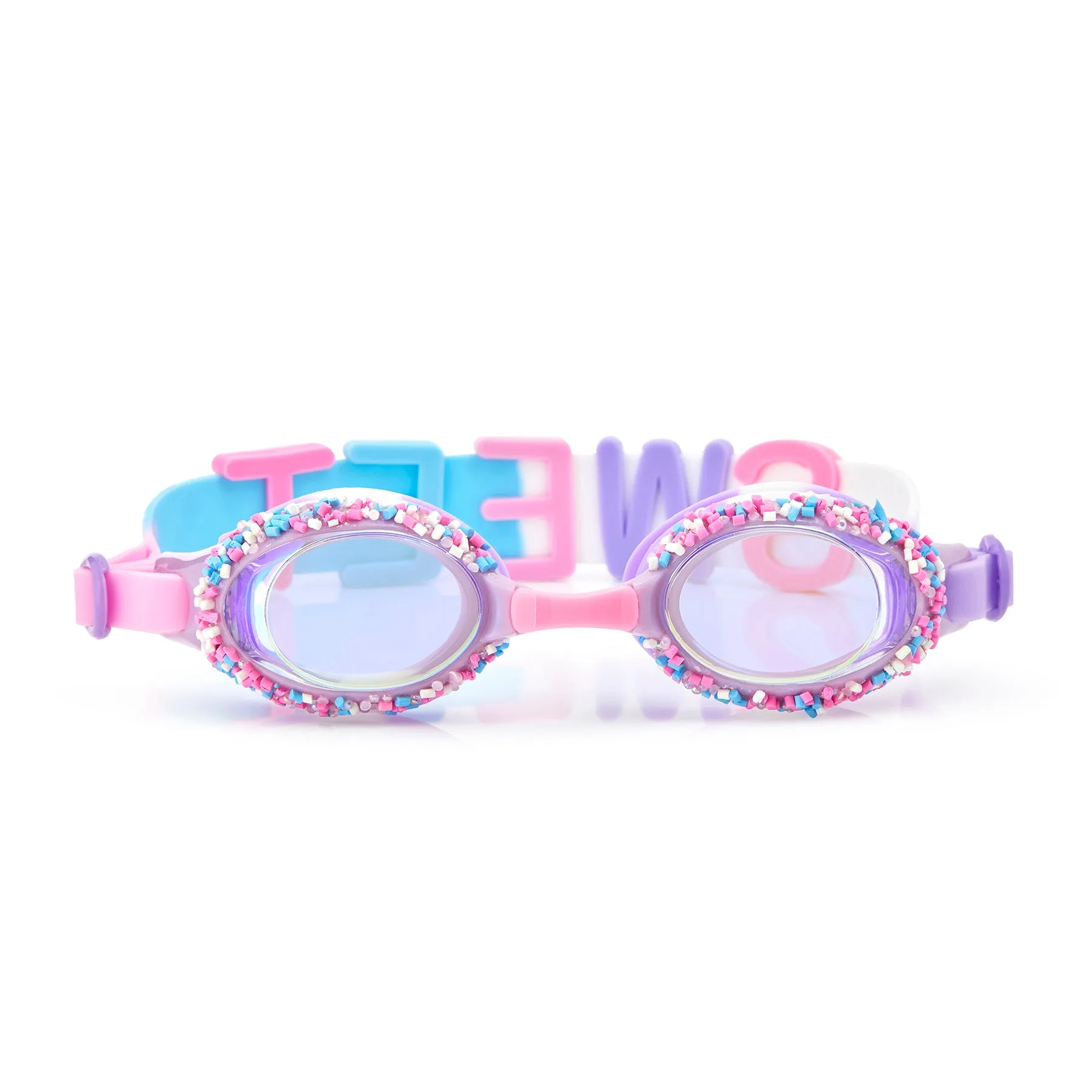 Non-Pareils Purple Funfetti Kids' Swim Goggles