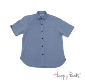 Powder Blue Button Shirt