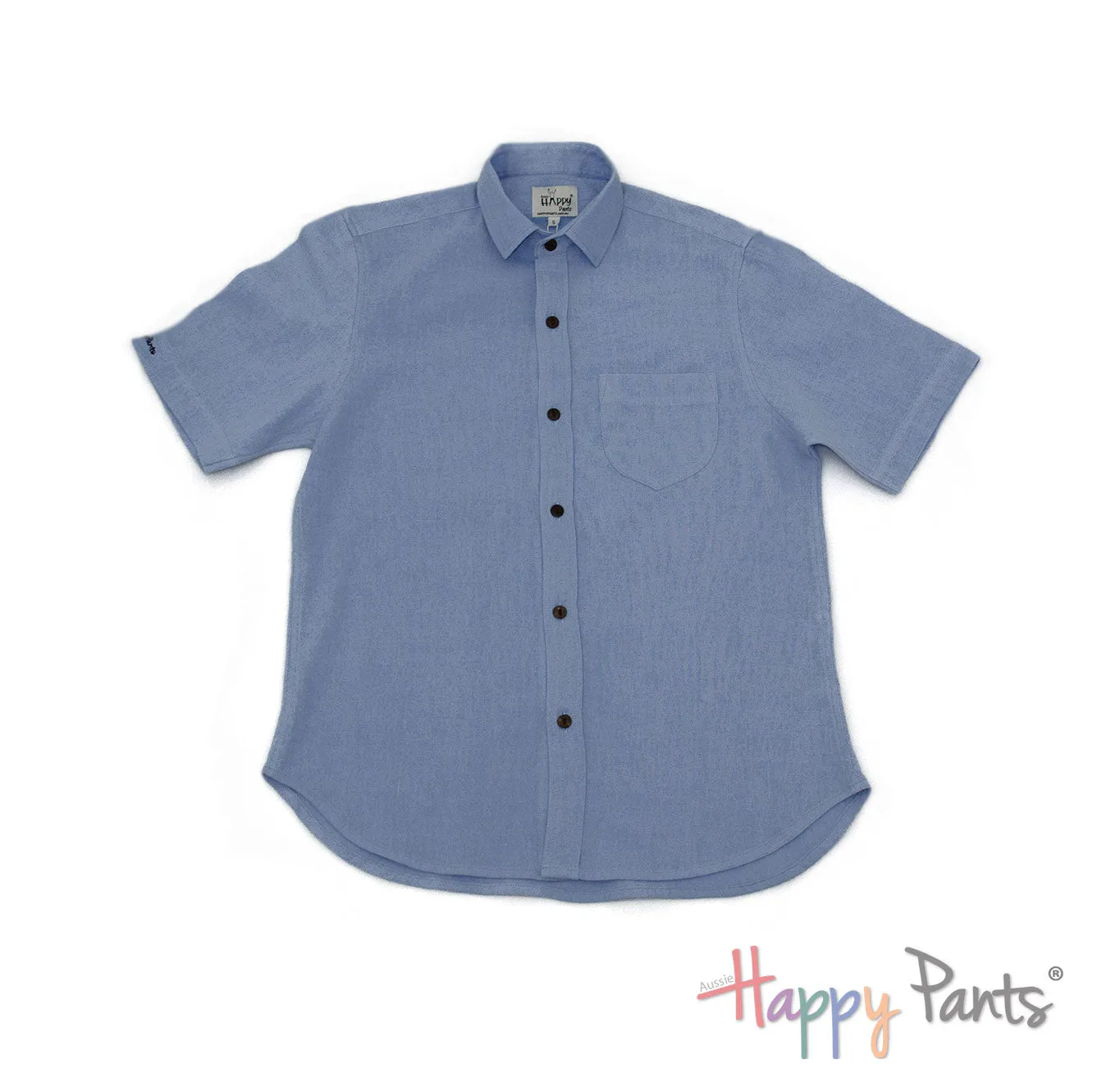 Powder Blue Button Shirt