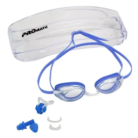 Promate Rx prescription swimming glasses with Optical Corrective Anti-Fog Lenses - SG206 RX