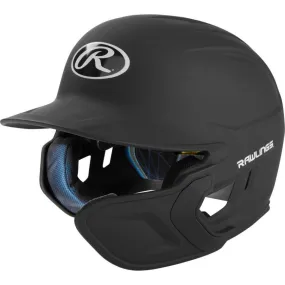 Rawlings Mach Matte Batting Helmet with Extension Flap: MACHEX