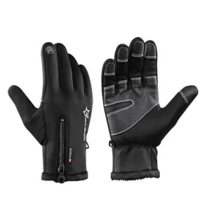 ROCKBROS Cycling Bicycle Thermal Gloves Warmproof Winter Warm Glove Antislip Waterproof Sports Glove