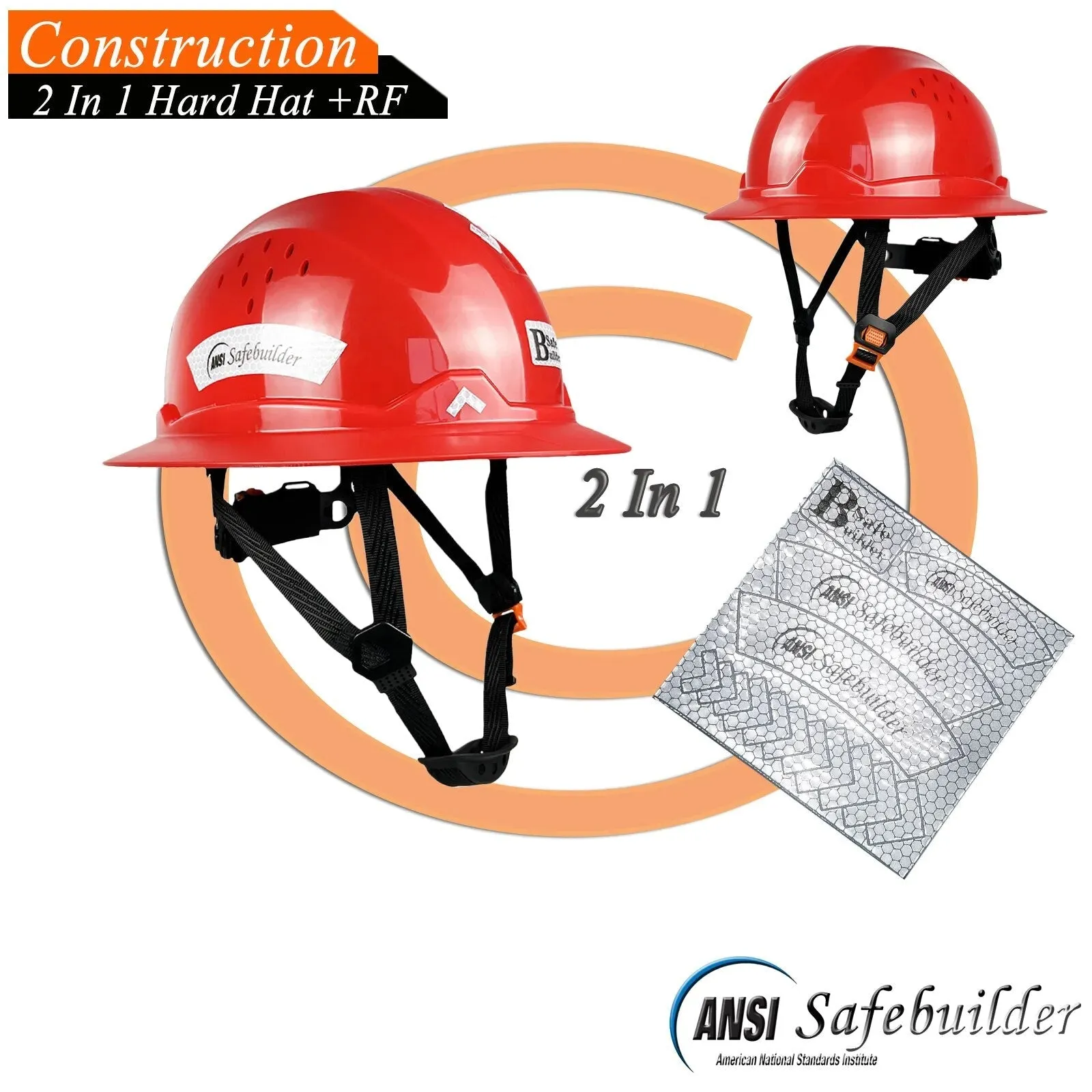 Safety Helmet Sunshade Reflective