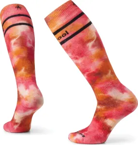 Smartwool Women&#x27;s Ski Full Cushion Tie Dye Print OTC Socks Power Pink | Buy Smartwool Women&#x27;s Ski Full Cushion Tie Dye Print OTC Socks Power Pink here | Outnorth