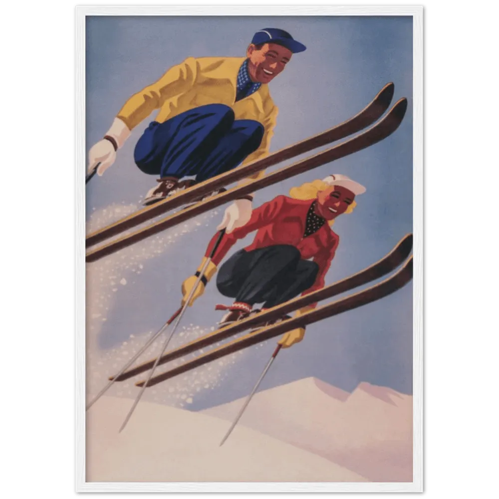 Vintage Ski Wall Art