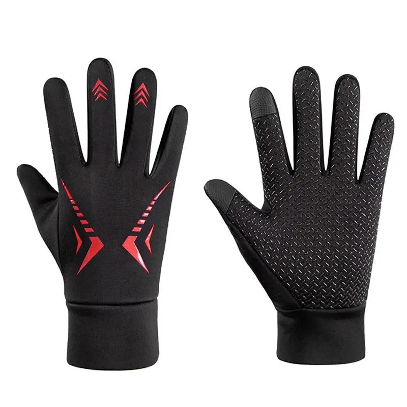 Winter Gloves Women's Bicycle Warm Fleece Anti-cold Waterproof Bicycle