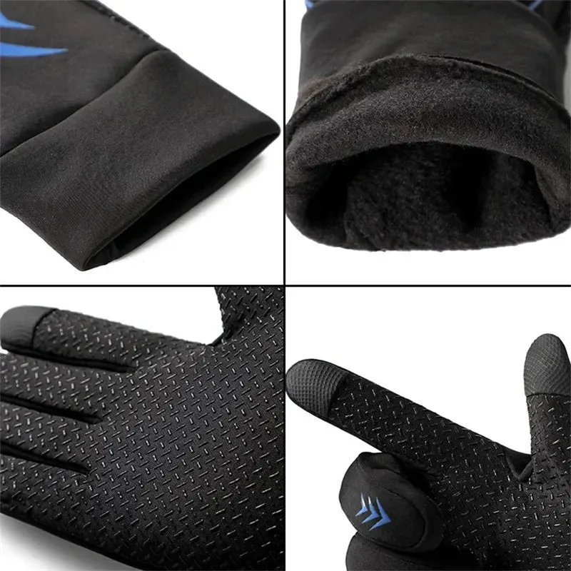 Winter Gloves Women's Bicycle Warm Fleece Anti-cold Waterproof Bicycle